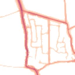 Daytime road noise heatmap for CV8 1DB