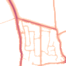 Daytime road noise heatmap for CV8 1DD