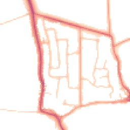 Daytime road noise heatmap for CV8 1DE
