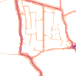 Daytime road noise heatmap for CV8 1DF