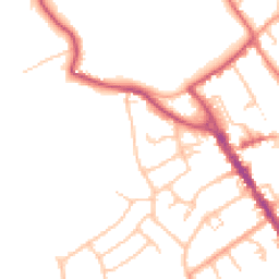 Daytime road noise heatmap for CV8 1ES