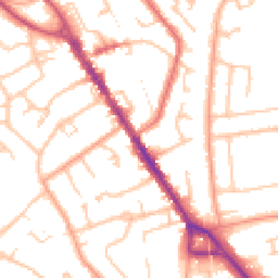 Daytime road noise heatmap for CV8 1HP