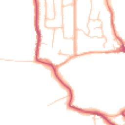 Daytime road noise heatmap for CV8 1NB