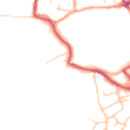 Daytime road noise heatmap for CV8 1NF