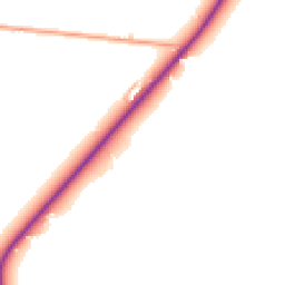 Daytime road noise heatmap for CV8 1PW