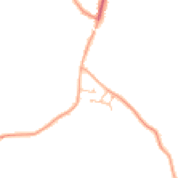 Daytime road noise heatmap for CV8 1TN