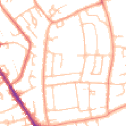 Daytime road noise heatmap for CV8 2DQ