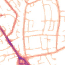 Daytime road noise heatmap for CV8 2DS