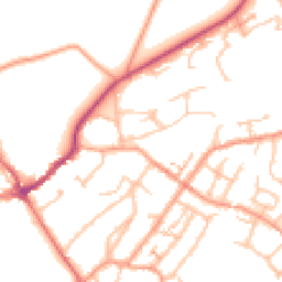 Daytime road noise heatmap for CV8 2GG