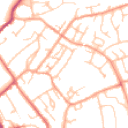 Daytime road noise heatmap for CV8 2HF