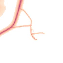 Daytime road noise heatmap for CV8 2LE