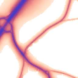 Daytime road noise heatmap for CV8 2LJ