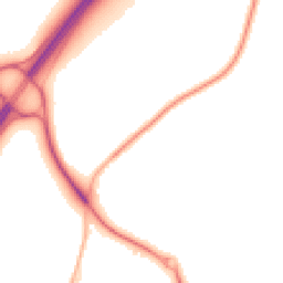 Night-time road noise heatmap for CV8 2LJ