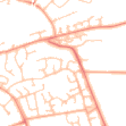 Daytime road noise heatmap for CV8 2PN