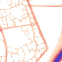 Daytime road noise heatmap for CV8 2QH