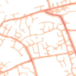 Daytime road noise heatmap for CV8 2RZ