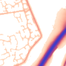 Daytime road noise heatmap for CV8 2SE