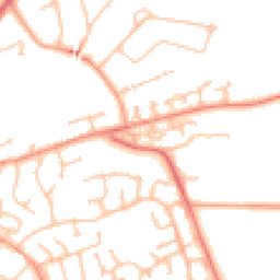 Daytime road noise heatmap for CV8 2XH