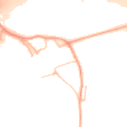 Daytime road noise heatmap for CV8 3AQ