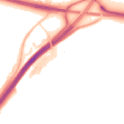 Night-time road noise heatmap for CV8 3AW