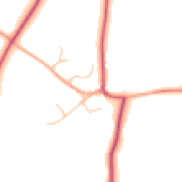 Daytime road noise heatmap for CV8 3DA