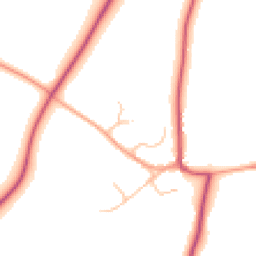 Daytime road noise heatmap for CV8 3DG