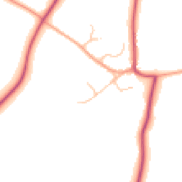Daytime road noise heatmap for CV8 3DH