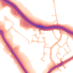 Daytime road noise heatmap for CV8 3FG