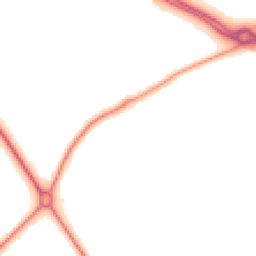 Night-time road noise heatmap for CV8 3FS
