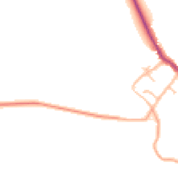 Daytime road noise heatmap for CV8 3FT