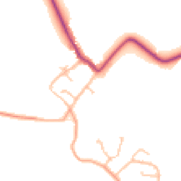 Daytime road noise heatmap for CV8 3GF