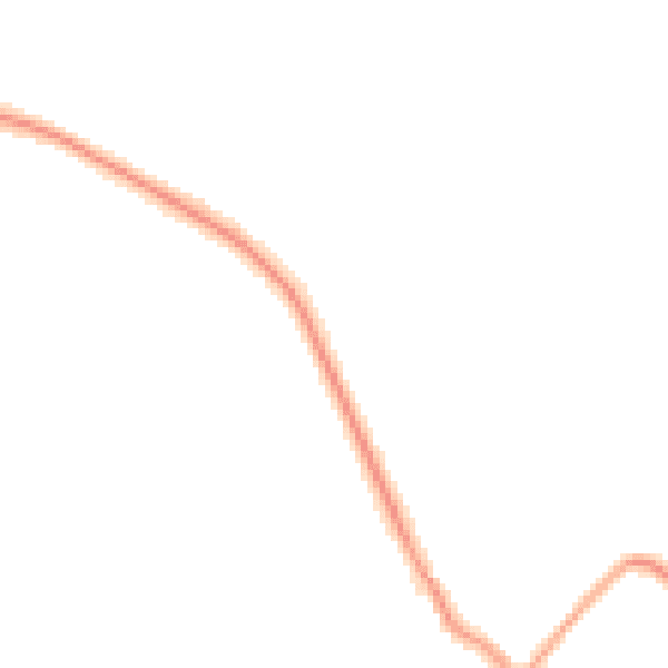 Night-time road noise heatmap for CV8 3GJ