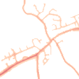 Daytime road noise heatmap for CV8 3GW
