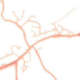 Daytime road noise heatmap for CV8 3HG