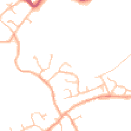 Daytime road noise heatmap for CV8 3HN