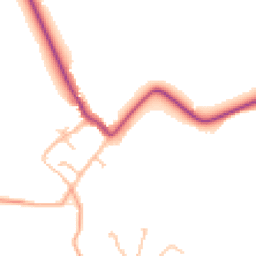 Daytime road noise heatmap for CV8 3HT