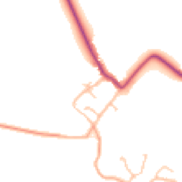 Daytime road noise heatmap for CV8 3HW