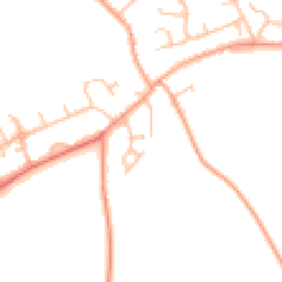 Daytime road noise heatmap for CV8 3HY