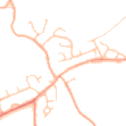Daytime road noise heatmap for CV8 3JL