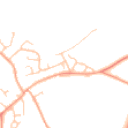 Daytime road noise heatmap for CV8 3JW