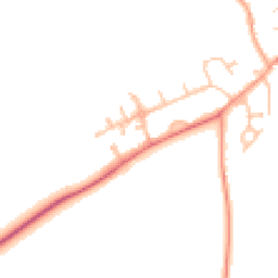 Daytime road noise heatmap for CV8 3JX