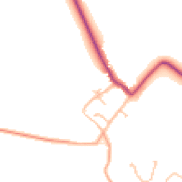 Daytime road noise heatmap for CV8 3LD