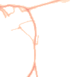 Daytime road noise heatmap for CV8 3LE