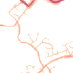 Daytime road noise heatmap for CV8 3LJ