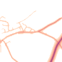 Daytime road noise heatmap for CV8 3LS