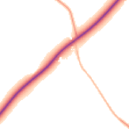 Daytime road noise heatmap for CV8 3LW