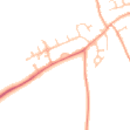 Daytime road noise heatmap for CV8 3NR