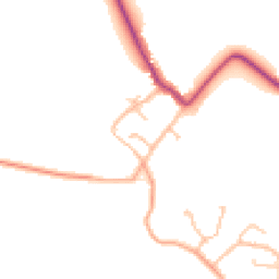 Daytime road noise heatmap for CV8 3NZ