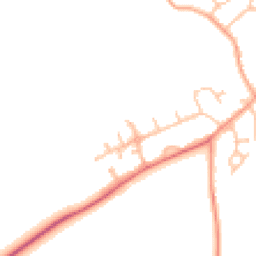 Daytime road noise heatmap for CV8 3PD