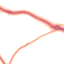 Night-time road noise heatmap for CV8 3QD